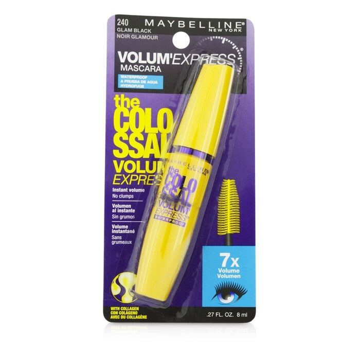 Maybelline Volum' Express The Colossal Waterproof Mascara - #Glam Black 8ml/0.27oz