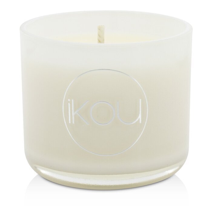 iKOU Eco-Luxury Aromacology Natural Wax Candle Glass - Zen (Green Tea & Cherry Blossom) 85g