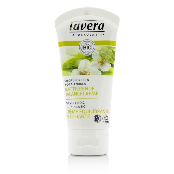 Lavera Organic Green Tea & Calendula Mattifying Balancing Cream - For Combination Skin 50ml/1.7oz