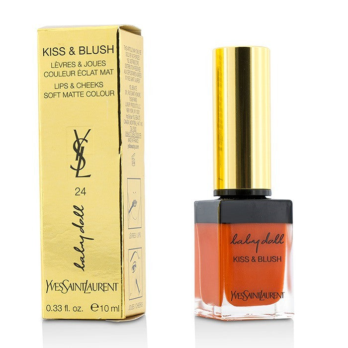 Yves Saint Laurent Baby Doll Kiss & Blush - # 24 Orange Intrepide 10ml/0.33oz