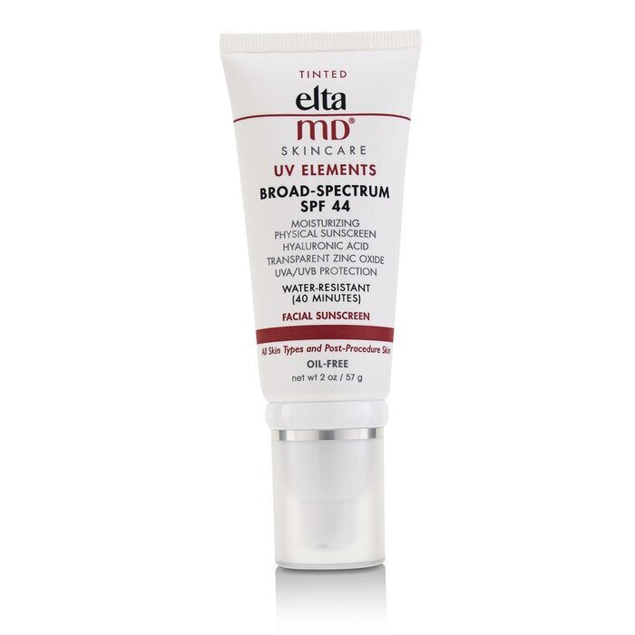 EltaMD UV Elements Moisturizing Physical Tinted Facial Sunscreen SPF 44 - For All Skin Types & Post-Procedure Skin 57g/2oz