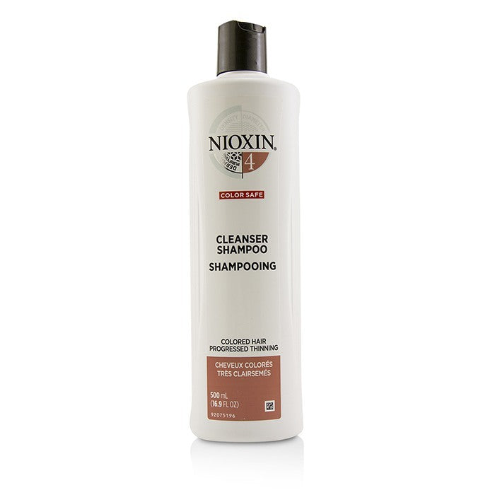 Nioxin Derma Purifying System 4 Cleanser Shampoo (Colored Hair, Progressed Thinning, Color Safe) 500ml/16.9oz