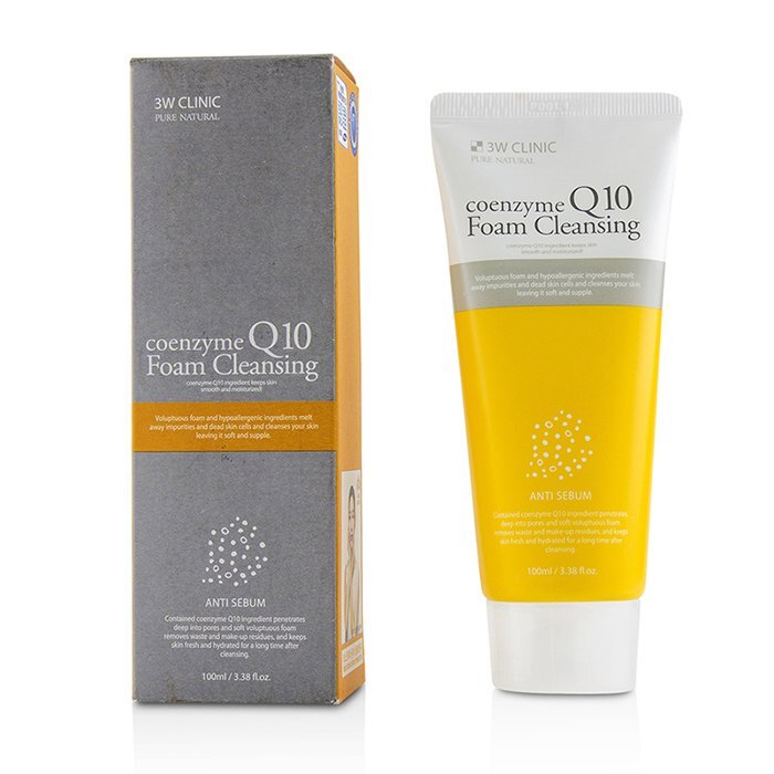 3W Clinic Coenzyme Q10 Foam Cleansing 100ml/3.38oz