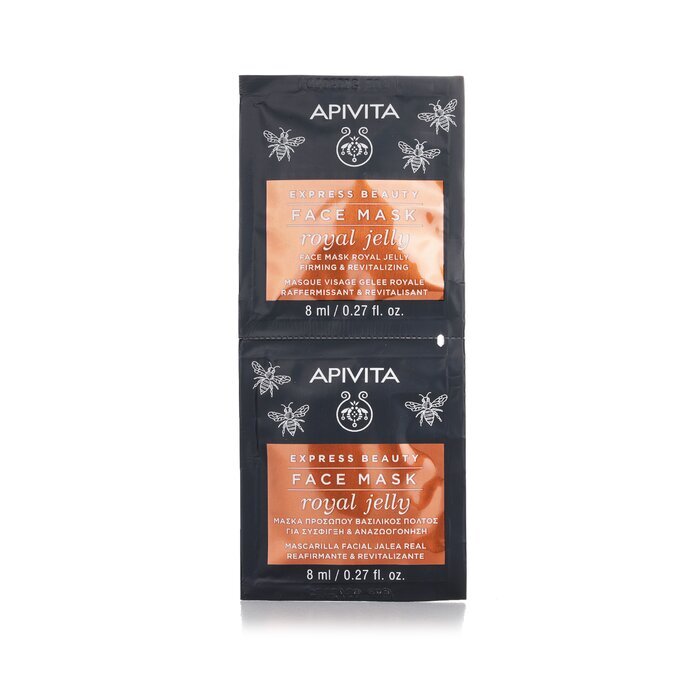 Apivita Express Beauty Face Mask with Royal Jelly (Firming & Revitalizing) 6x(2x8ml)