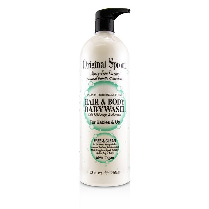 Original Sprout Natural Family Collection Hair & Body Baby Wash With Pure Soothing Moisture (For Babies & Up) 975ml/33oz