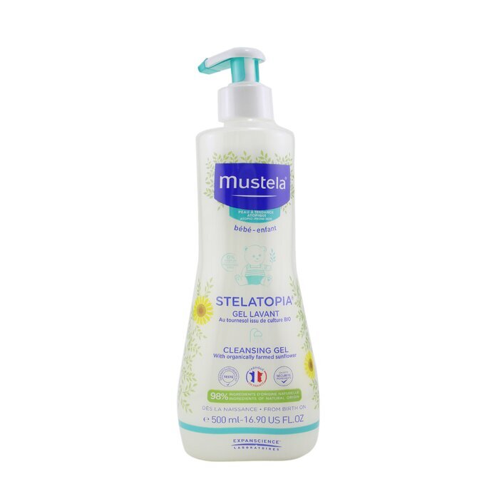Mustela Stelatopia Cleansing Gel - For Atopic-Prone Skin 500ml/16.9oz