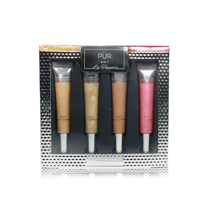 PUR (PurMinerals) 4 In 1 Lip Toppers Glitter Lip Enhancer Kit (4x Lip Topper) 40ml/1.32oz
