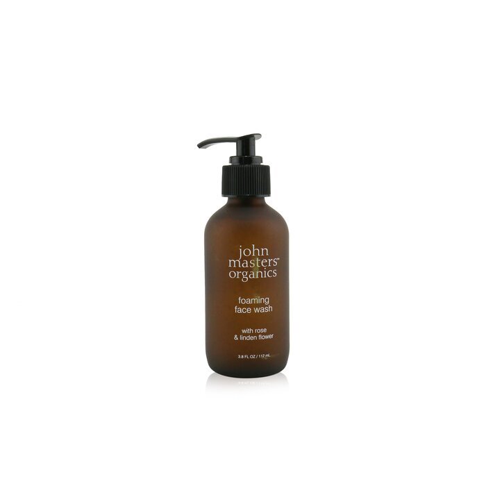 John Masters Organics Foaming Face Wash with Rose & Linden Flower 112ml/3.8oz