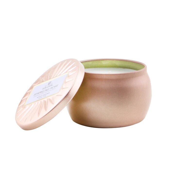 Voluspa Mini Tin Candle - Sparkling Rose 127g/4.5oz