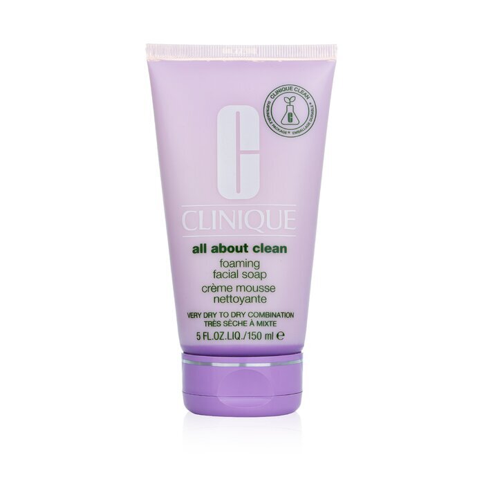 Clinique All About Clean Foaming Facial Soap - Very Dry to Dry Combination Skin 150ml/5oz