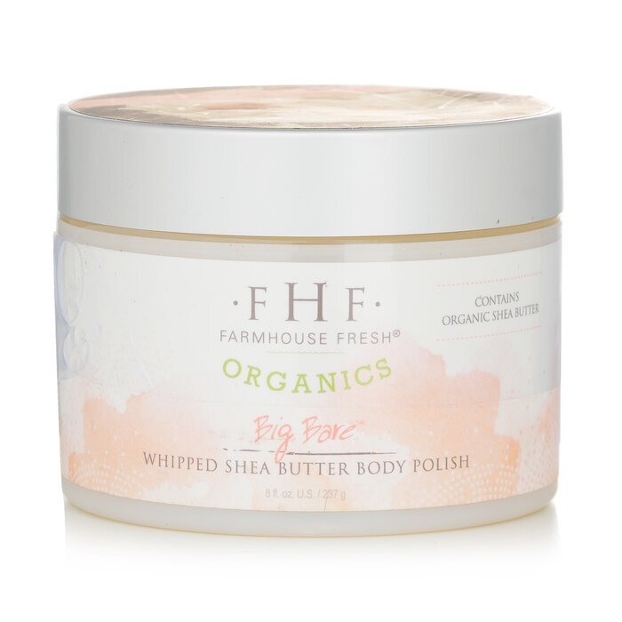 Farmhouse Fresh Organic Whipped Shea Butter Body Polish - Big Bare 237g/8oz