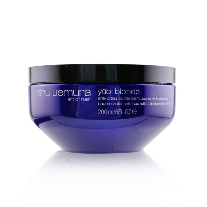 Shu Uemura Yubi Blonde Anti-Brass Purple Balm (Hair Mask) - Bleached, Highlighted Blondes 200ml/6oz