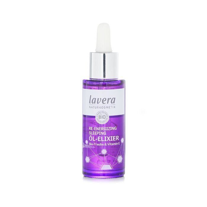 Lavera Re-Energizing Sleeping Oil Elixir - With Organic Grape & Vitamin E 30ml/1.1oz