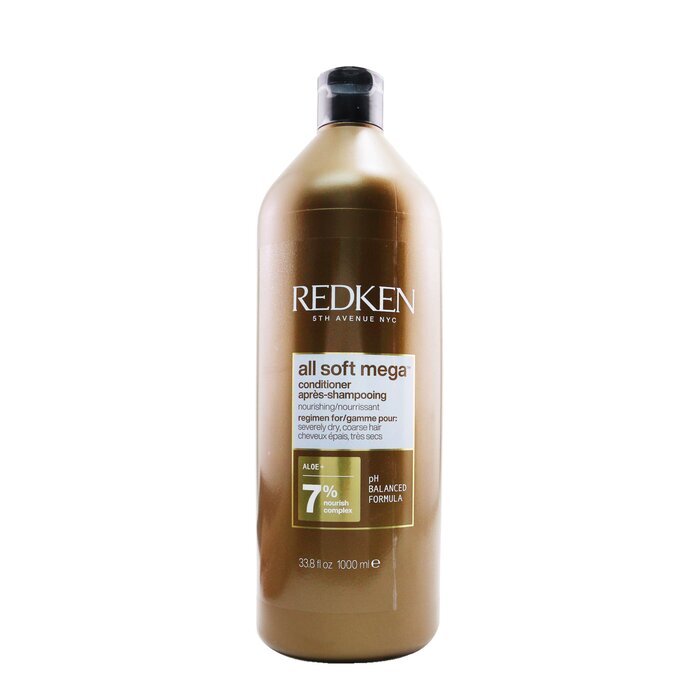 Redken All Soft Mega Conditioner (For Severely Dry/ Coarse Hair) 1000ml/33.8oz