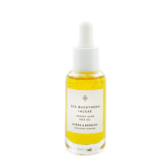 Bjork & Berries Sea Buckthorn+ Algae Instant Glow Face Oil 30ml/1oz