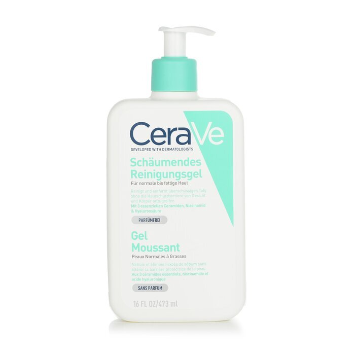 CeraVe Foaming Facial Cleanser for Normal to Oily Skin 473ml/16oz