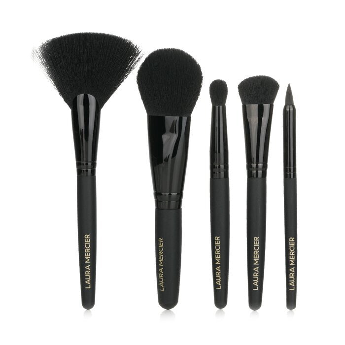 Laura Mercier Stroke of Midnight Brush Collection (5x Brush + 1xPouch) 5pcs+1xPouch