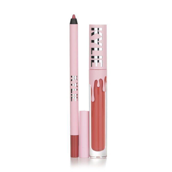 Kylie By Kylie Jenner Matte Lip Kit: Matte Liquid Lipstick 3ml + Lip Liner 1.1g - # 505 Autumn Matte 2pcs