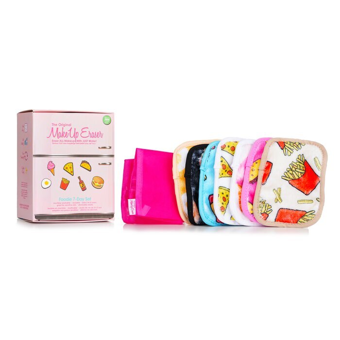 Foodie 7 Day Set (7x Mini MakeUp Eraser Cloth + 1x Bag) 7pcs+1bag