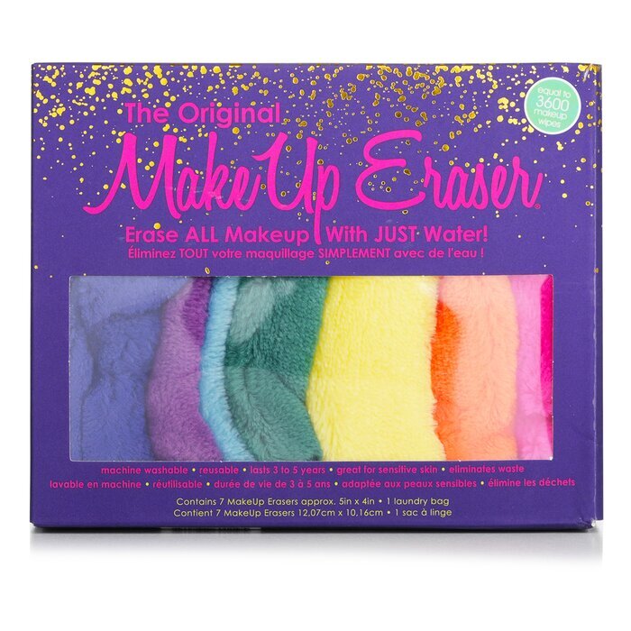Holidaze 7 Day Set (7x Mini MakeUp Eraser Cloth + 1x Bag) 7pcs+1bag