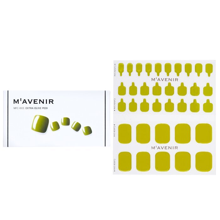 Mavenir Nail Sticker - # Extra Olive Pedi 36pcs