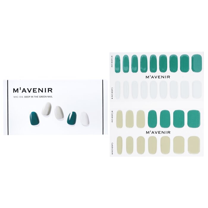 Mavenir Nail Sticker - # Deep In The Green Nail 32pcs