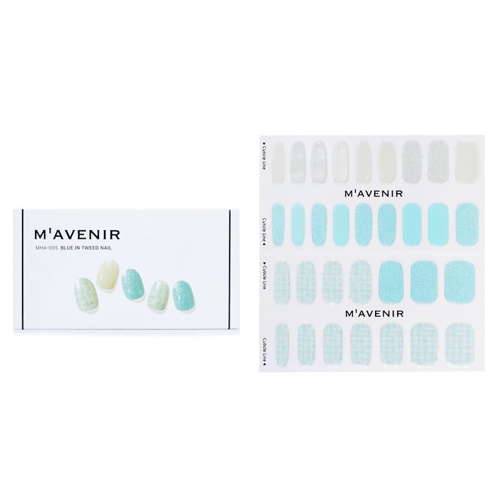Mavenir Nail Sticker - # Blue In Tweed Nail 32pcs