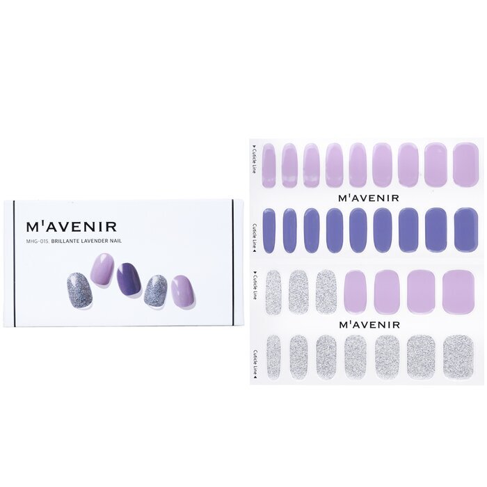 Mavenir Nail Sticker - # Brillante Lavender Nail 32pcs