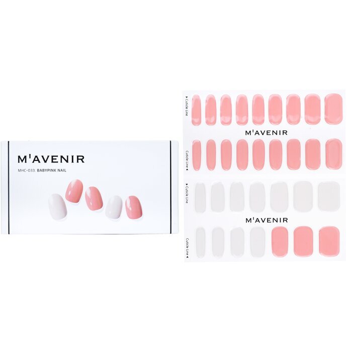 Mavenir Nail Sticker - # Babypink Nail 32pcs