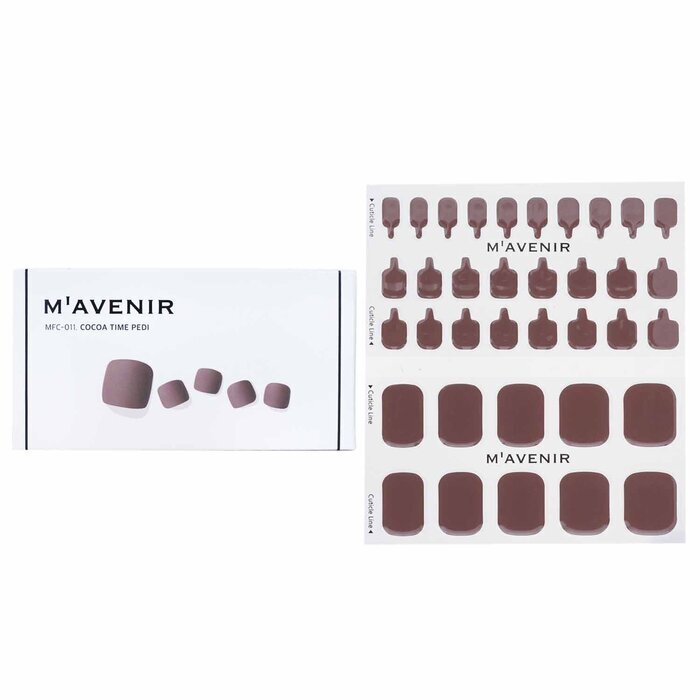 Mavenir Nail Sticker - # Cocoa Time Pedi 36pcs