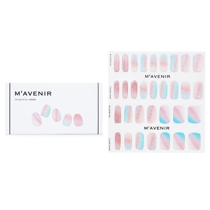 Mavenir Nail Sticker - # Pink Beach Nail 32pcs