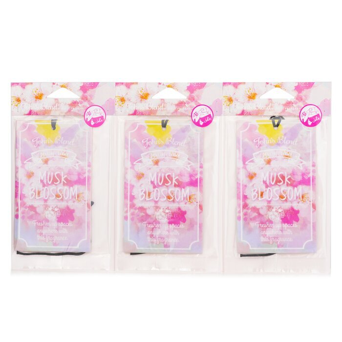 John's Blend Air Freshener - Musk Blossom 3pcs