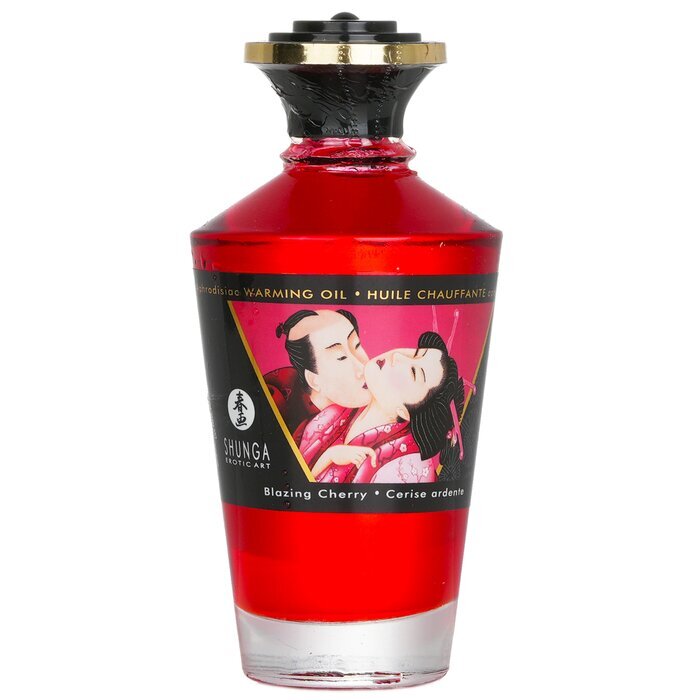 SHUNGA Aphrodisiac Warming Oil - Blazing Cherry 100ml/3.5oz