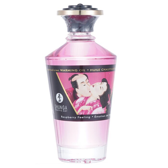 SHUNGA Aphrodisiac Warming Oil - Raspberry Feeling 100ml/3.5oz