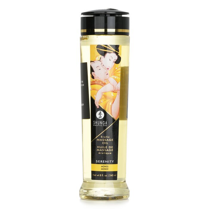 SHUNGA Erotic Massage Oil - Serenity / Monoi 240ml/8oz