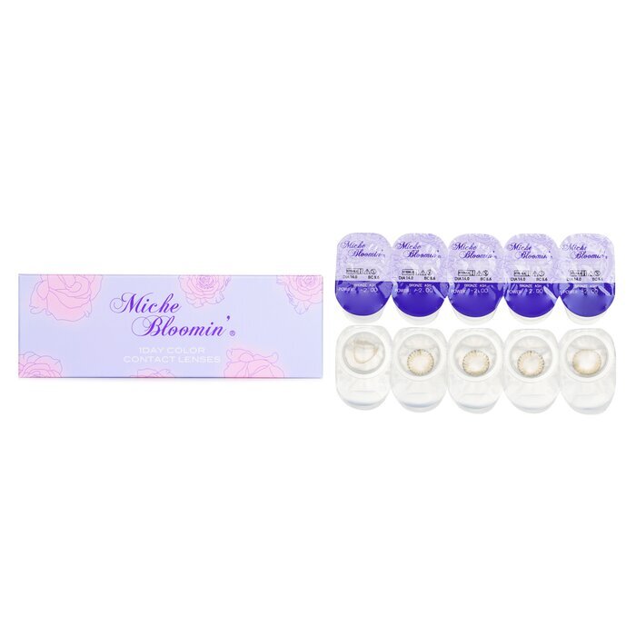 Miche Bloomin' Quarter Veil 1 Day Color Contact Lenses (102 Bronze Ash) - - 2.00 10pcs