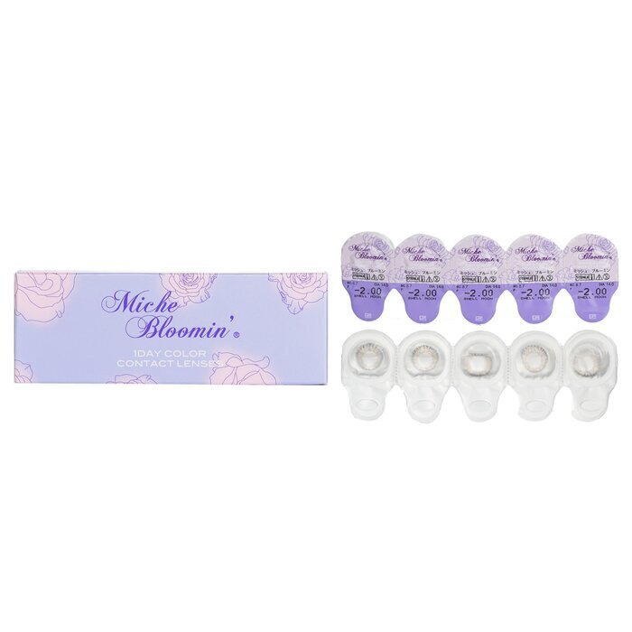Miche Bloomin' Quarter Veil 1 Day Color Contact Lenses (106 Shell Moon) - - 2.00 10pcs