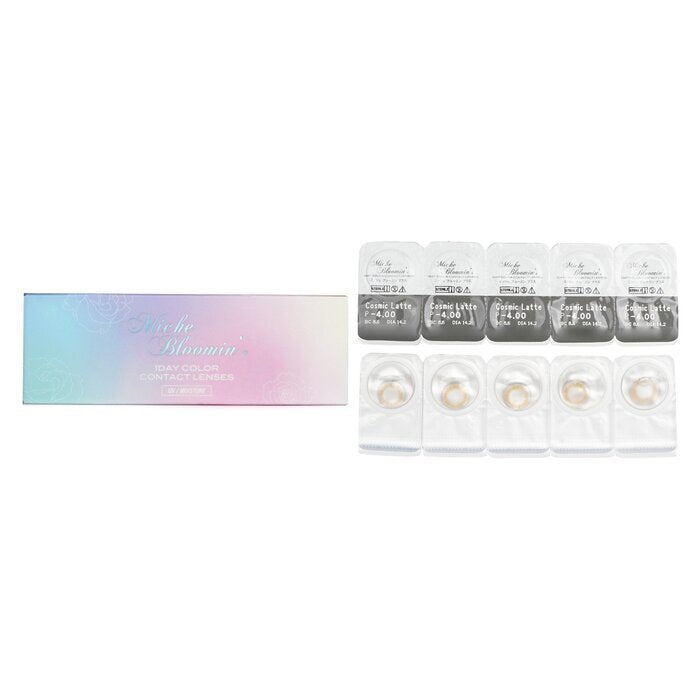 Miche Bloomin' Iris Glow 1 Day Color Contact Lenses (502 Cosmic Latte) - - 4.00 10pcs