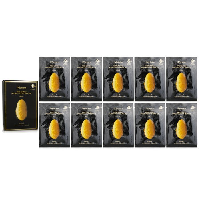 JM Solution Water Luminous Golden Cocoon Mask Plus 10pcsx30ml