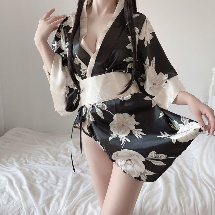 My Outfitssss Sexy floral Japanese Kimono Set 1 pc