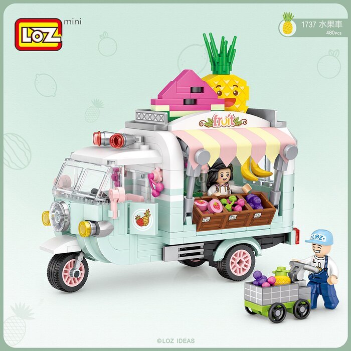 LOZ Mini Blocks - FruitCart 14 x 18 x 8 cm