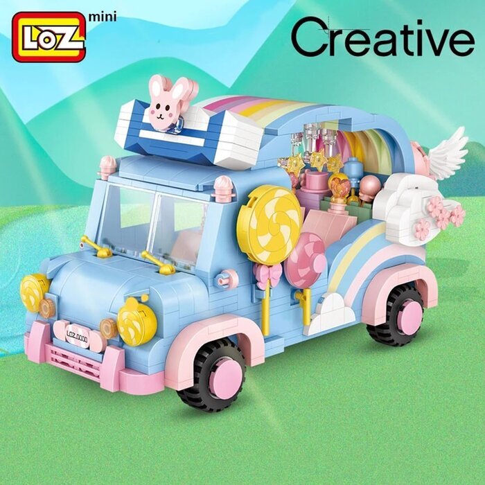 LOZ Creator - Rainbow Car 20 x 15 x 8cm