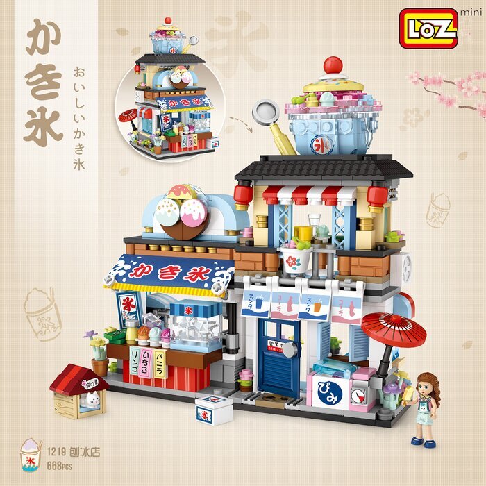 LOZ Mini Blocks - Japanese Shaved Ice Shop 15 x 20 x 8cm