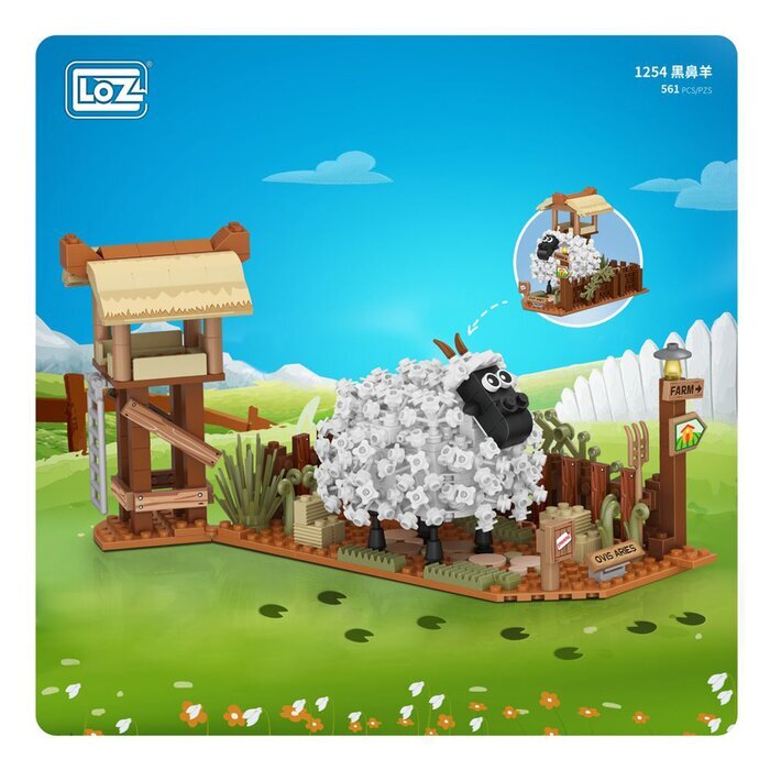LOZ Mini Blocks Farm Series - Little Sheep 20 x 15 x 8cm