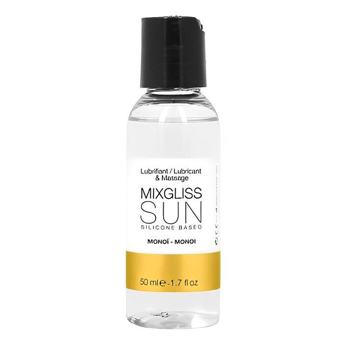 MIXGLISS Sun 2 In 1 Silicone Based Lubricant & Massage - Monoi 50ml / 1.7oz