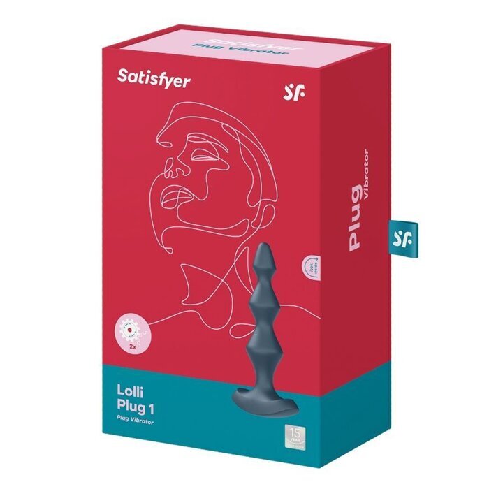 Satisfyer Lolli plug 1 Plug Vibrator - # Dark Blue 1pc