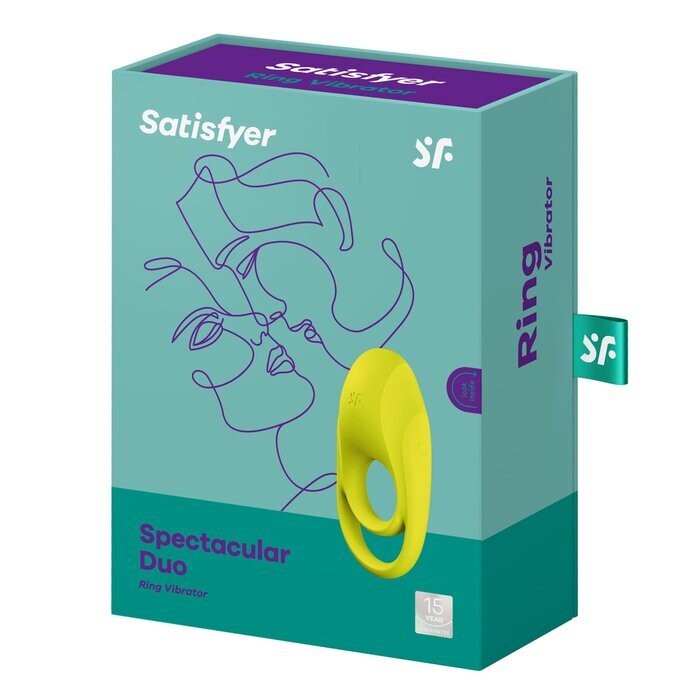 Satisfyer Spectacular Duo Vibrating Cock Ring 1pc