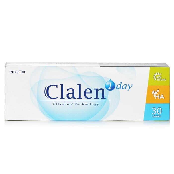 Clalen 1 Day Ultra-Soo Clear Contact Lenses -4.00 D 30pcs