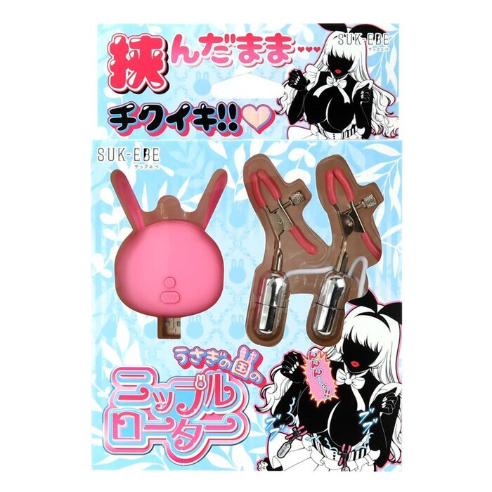 SUK EBE Rabbit Land Nipple Clamp Vibrators 1 pc