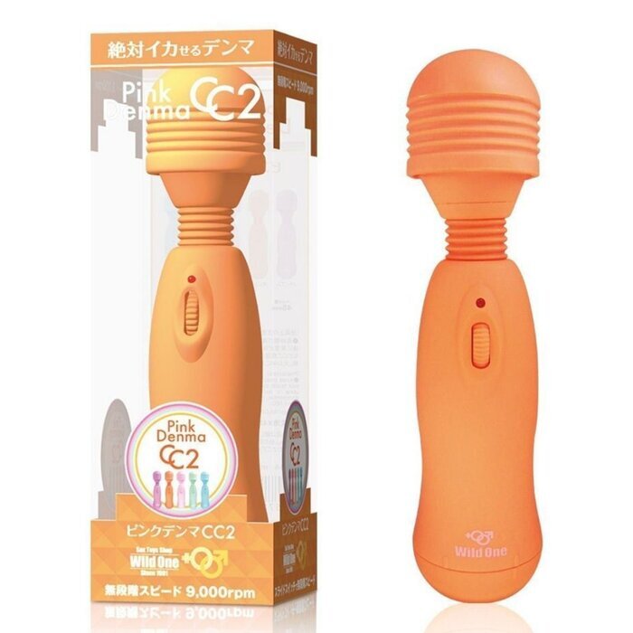 WILD ONE Pink Denma CC2 Vibrator - # Orange 1 pc